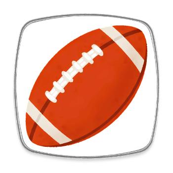 American Football Sports Trending - Square fridge magnet - white - Front