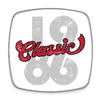 Millésime 1986 - Magnet carré - blanc - Devant