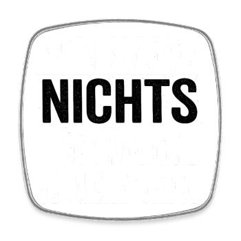 Ich kann nichts für meine Kollegen - Viereckiger Kühlschrankmagnet - Weiß - Vorne