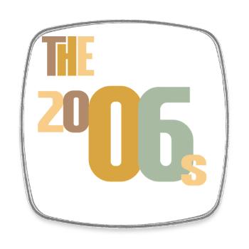 Vintage Year 2006 Birthday 20 Years Gift Idea - Square fridge magnet - white - Front