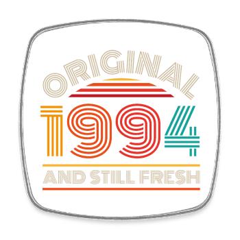 Vintage 1994 - Square fridge magnet - white - Front