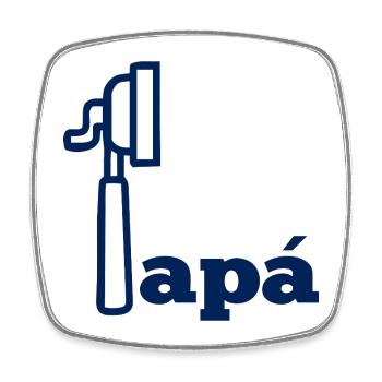 Espresso Café Spanischer Papa - Viereckiger Kühlschrankmagnet - Weiß - Vorne
