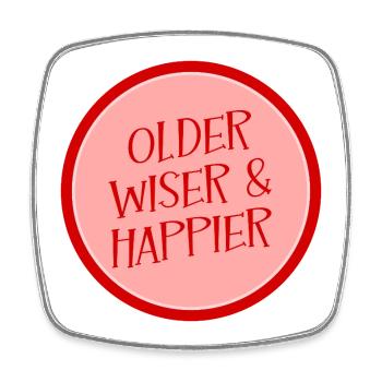 Sagesse d’anniversaire - Magnet carré - blanc - Devant