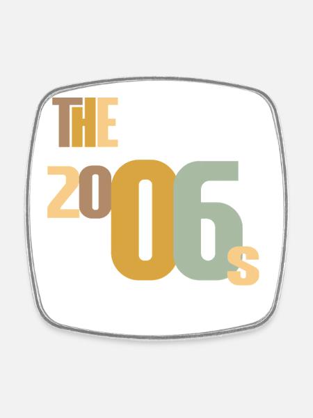Vintage Année 2006 Anniversaire 20 ans Idée Cadeau - Magnet carré - blanc