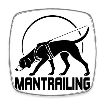 Foxhound Mantrailing Hundesport Hund Wilsigns - Viereckiger Kühlschrankmagnet - Weiß - Vorne