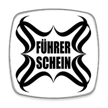 Congratulations driver's license passed - Square fridge magnet - white - Front