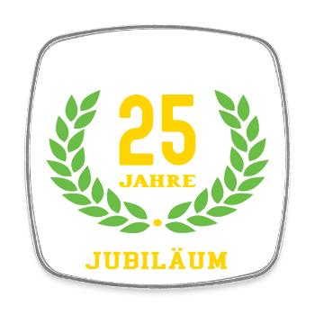 Schreiner Jubiläum 25 Jahre 25. Schreinerei Jubi - Viereckiger Kühlschrankmagnet - Weiß - Vorne