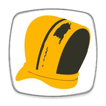 Imkerhut Bienen Schleier Imkerverein Hobbyimker - Viereckiger Kühlschrankmagnet - Weiß - Vorne