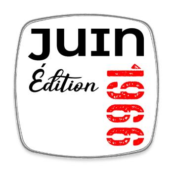 Édition Juin 1966 - 60e Anniversaire - Magnet carré - blanc - Devant