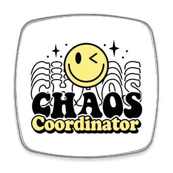 coordinator - Square fridge magnet - white - Front