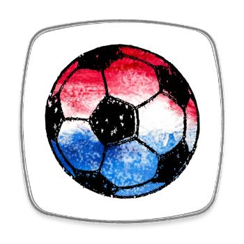 Football Croatia design for fans - Square fridge magnet - white - Front