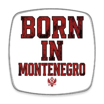 Montenegro Reise Balkan Adriaküste Berge - Viereckiger Kühlschrankmagnet - Weiß - Vorne
