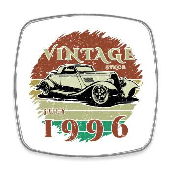 30e anniversaire - Classique - Millésime depuis 07/1996 - Magnet carré - blanc - Devant