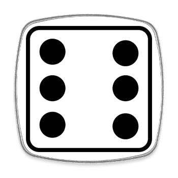 Says - Square fridge magnet - white - Front