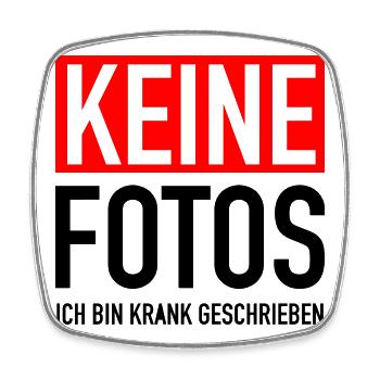 KEINE FOTOS - Viereckiger Kühlschrankmagnet - Weiß - Vorne