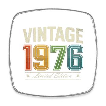 Vintage 1976 Édition Limitée - Magnet carré - blanc - Devant