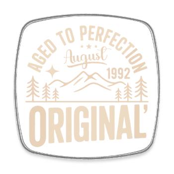 August 1992 – Legend of the Peaks and Mountains - Square fridge magnet - white - Front