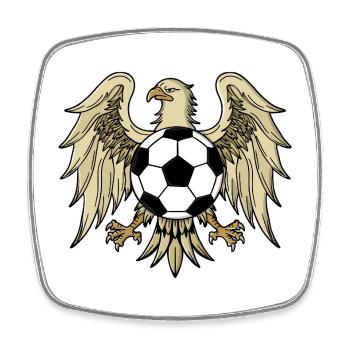 Germany Football Eagle German Pride Deutschland - Square fridge magnet - white - Front