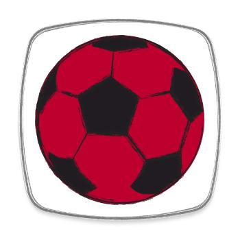 Japan Nippon Nihon JAPANISCHE Asia Sport FAN - Viereckiger Kühlschrankmagnet - Weiß - Vorne