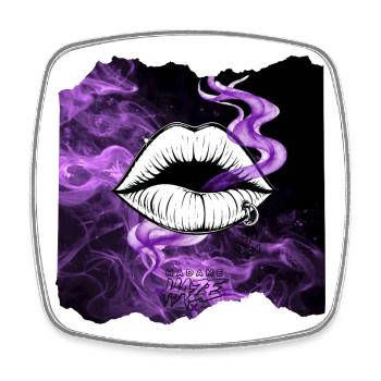 Madame Haze-PurpleSmoke | SailorsYarn by Cap´nKush - Viereckiger Kühlschrankmagnet - Weiß - Vorne
