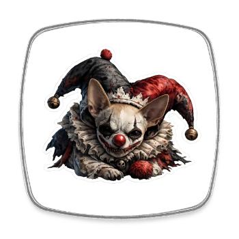 Clown of Chaos - Square fridge magnet - white - Front