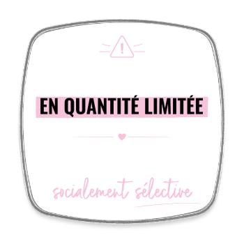 Disponible en Quantité Limitée – Sélectif - Magnet carré - blanc - Devant