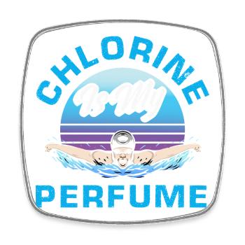 Lustige Schwimmer Sprüche & Schwimmverein Design - Viereckiger Kühlschrankmagnet - Weiß - Vorne