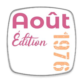 50e anniversaire - août 1976 - Magnet carré - blanc - Devant