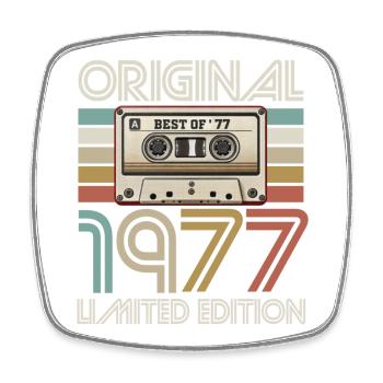 Original 1977 Limited Edition Retro - Magnet carré - blanc - Devant