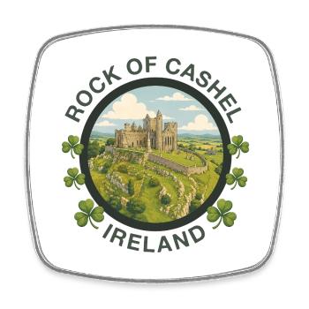 Rock of Cashel - Square fridge magnet - white - Front