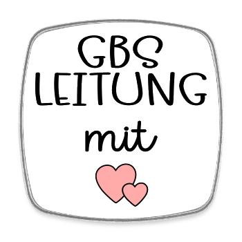 Bildung Betreuung Leitung - Viereckiger Kühlschrankmagnet - Weiß - Vorne