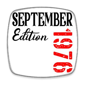 50e anniversaire septembre 1976 - Magnet carré - blanc - Devant