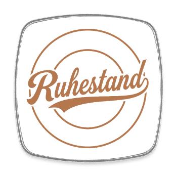 Ruhestand nicht mehr zuständig Rentner - Viereckiger Kühlschrankmagnet - Weiß - Vorne