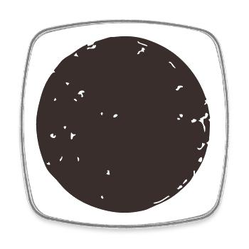 Grunge Circle Stamp Frame Vintage Rubber Seal Badg - Square fridge magnet - white - Front