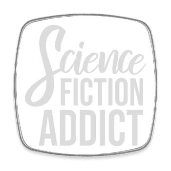 Citation d’amateur de science-fiction accro à la science-fiction - Magnet carré - blanc - Devant