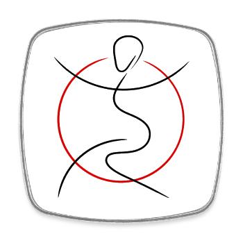 Dance & Martial Arts - Viereckiger Kühlschrankmagnet - Weiß - Vorne
