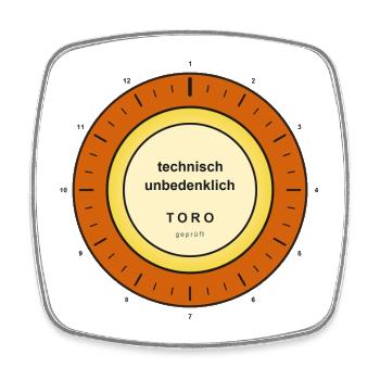 Technisch Unbedenklich Gauge - Viereckiger Kühlschrankmagnet - Weiß - Vorne