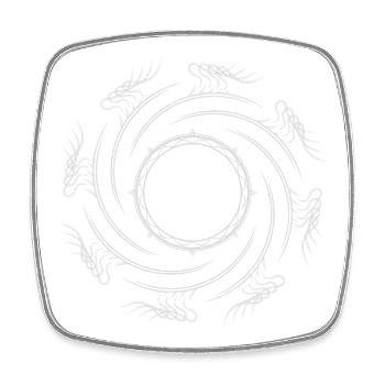 Dragon's Orbit - Viereckiger Kühlschrankmagnet - Weiß - Vorne