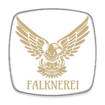 Falconry Falcon Eagle Falconer Falconer - Square fridge magnet - white - Front