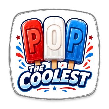 Funny grandpa, the coolest dad - Square fridge magnet - white - Front