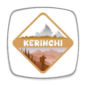 Gift for Kerinchi - Square fridge magnet - white - Front