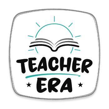 Ère des enseignants | Chemise de la vie enseignante - Magnet carré - blanc - Devant
