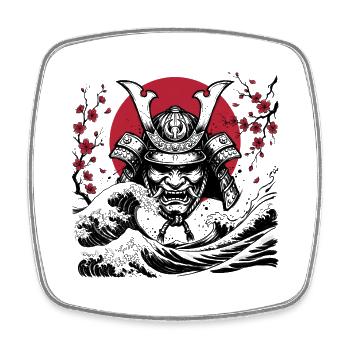 ONI DEMON - Viereckiger Kühlschrankmagnet - Weiß - Vorne