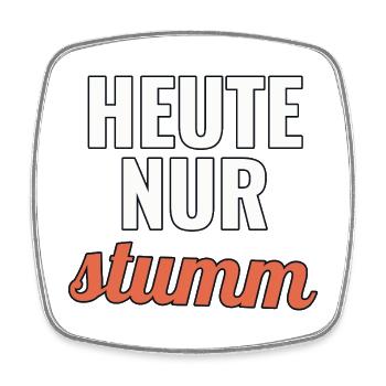 Homeoffice Geschenk für volle Meetingtage - Viereckiger Kühlschrankmagnet - Weiß - Vorne