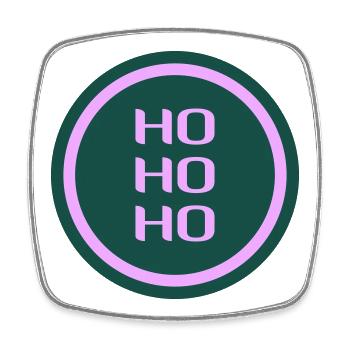 Weihnachten Sprüche - Viereckiger Kühlschrankmagnet - Weiß - Vorne