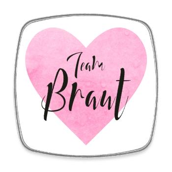 Team Braut Junggesellenabschied - Viereckiger Kühlschrankmagnet - Weiß - Vorne