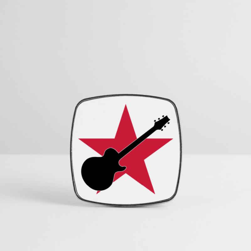 Guitar Player ! Square fridge magnet