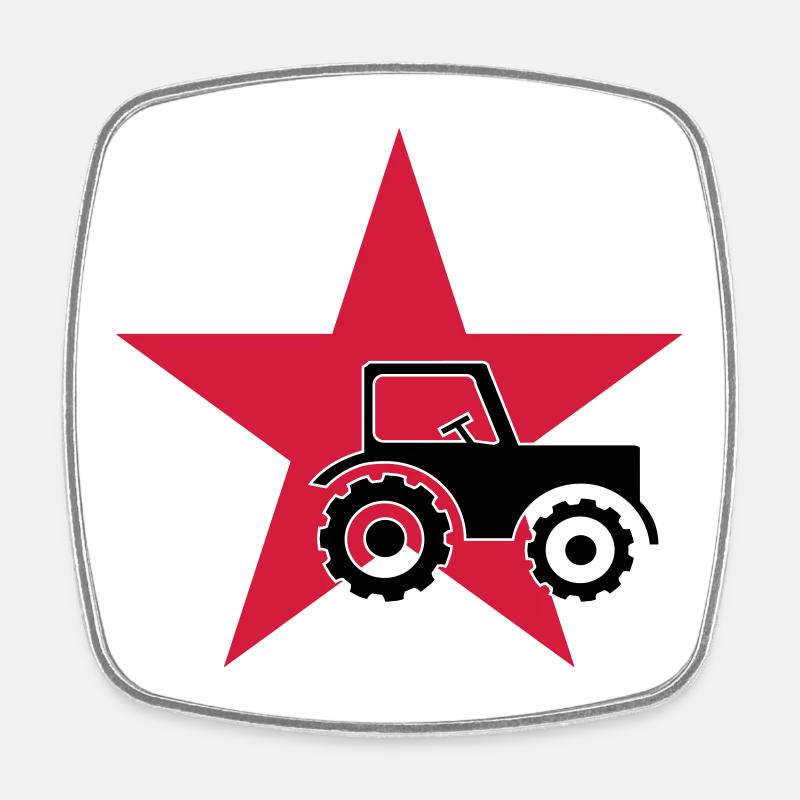 Farming - Magnet carré - blanc