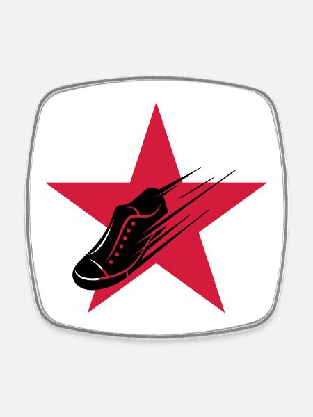 Course à Pied / Running / Jogging / Coureur - Magnet carré - blanc