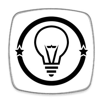Electrician Electricity Elektriker Electricien Job - Square fridge magnet - white - Front
